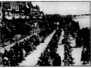 SOMETHING IiKE A C^^ seaside*.<xntr«rm,the OldCountry—±u here shown during one of the summer holidays, when crowds, fromAhe Lancashire indu^ ' , : • ; trial'centres assembled, for a breath-of sea air., ; ,•■.■ j j';.",'.' : > ■'■ (Evening Post, 09 October 1931)