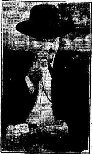 Berton; Churchill, .who plays the role/, of-: the ■ deacon in", X'Half a. Sinner,^' ' adapted" from. th'e: stage pliy,' "Alias ■ the Deacon,'' which is coming"torthe.". St.' James Theatre. (Evening Post, 28 June 1934)