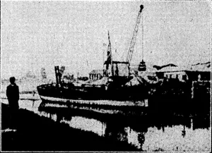 ANOTHER OF THE MARINE ANTIQUITIES.—The British steamer John, once an iron sloop of 141 ions, which was built at Nealh Abbey, Wales, in 1849. ■ She is now engaged in coastal trading round Britain. fi (Evening Post, 22 September 1934)