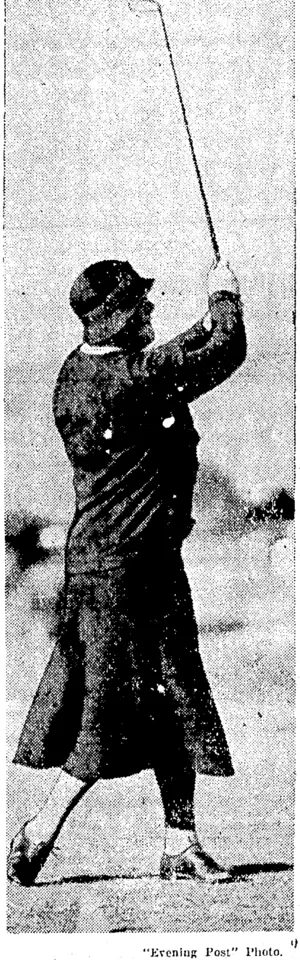 MRS. GUY WILLIAMS (Master-Ion), winner of- the Wellington ladies provincial golf championship, played this week at Here- launga, (Evening Post, 06 November 1936)