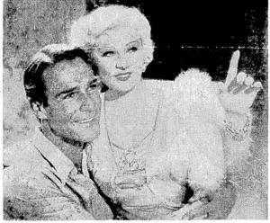 Randolph' Scott is with Mac West in her latest picture, "Go West, Young Man7"j With Warren William, Alice Brady, Elizabeth Patterson, Lyle Taibot, and Isabel Jewell in the cast, it comes to the Regent Theatre. (Evening Post, 08 April 1937)