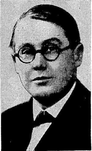 Mr.-Geoffrey- Dennis, whose book "Coronation Commentary" 'is stated to have been withdrawn, from.circulation' by the publishers. (Evening Post, 27 April 1937)
