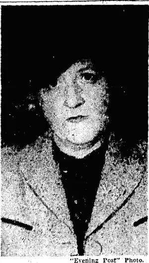 Mrs, Wreford Brown, wife of the manager of the English Association football team which arrived in New Zealand this week. She is the only lady travelling with the team. (Evening Post, 27 May 1937)