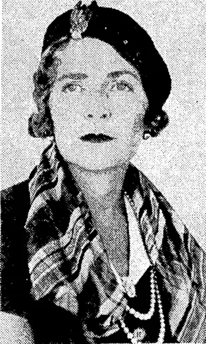 Evening Post" Photo. Lady Louis Mounlbatten, who presented the Coronation Polo Cup and the "Daily Telegraph" Cup to the Ashton brothers, four Australians who defeated Hurlingham on Saturday in the final for the trophies. (Evening Post, 07 June 1937)