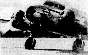 Evening fost" Photo. The Kuaka, the new Lockheed Electra monoplane built for Union Ainvays. (Evening Post, 14 June 1937)