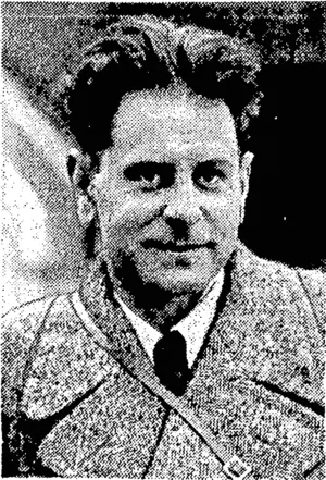 Dr. Karl Popper, the neivlyappointed lecturer .in philosophy at Canterbury University College, who-arrived- today by4he Rangi* ,_ 'tata... (Evening Post, 13 March 1937)