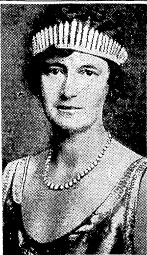 Sport and General" Photo. Queen Alexandrine of Denmark, ivho. is reported to be seriously ill at Copenhagen. (Evening Post, 11 January 1938)