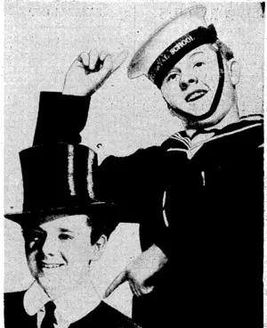 Freddie Bartholomew and Mickey Rooney -are' in "The' Boy- front Barnardo's." which is to follow "Robin Hood" at, the – Regent Theatre : short lv. •' – . .■■'.' (Evening Post, 02 February 1939)