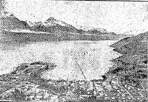 A VIEW OF QLTEENSTOWN. (Feilding Star, 16 December 1911)