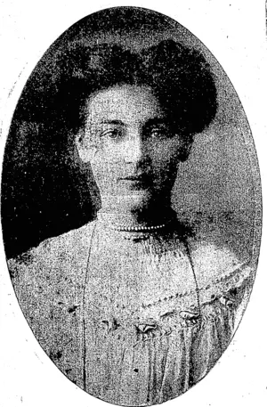 MISS G. NEST DAVIES, EXPERT IN CHEESE-MAKING. (Feilding Star, 17 February 1912)