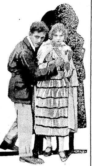 THE HERO AND HEROINE (ANITA STEWART) IN "THE GIRL PHILIPPA." (Feilding Star, 05 September 1917)