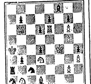 White.  White to play aud mate in two moves. (Hawke's Bay Herald, 06 June 1891)