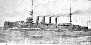H.M.S. HAMPSHIRE. (Poverty Bay Herald, 10 June 1916)