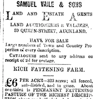 Page 1 Advertisements Column 2 (Taranaki Daily News 28-3-1901)