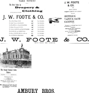 Page 1 Advertisements Column 3 (Taranaki Daily News 10-6-1901)