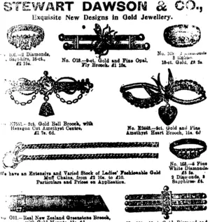 Page 4 Advertisements Column 5 (Taranaki Daily News 19-10-1901)
