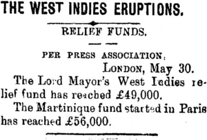 THE WEST INDIES ERUPTIONS. (Taranaki Daily News 2-6-1902)