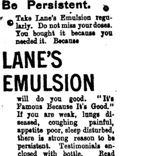 Page 4 Advertisements Column 1 (Taranaki Daily News 16-6-1903)
