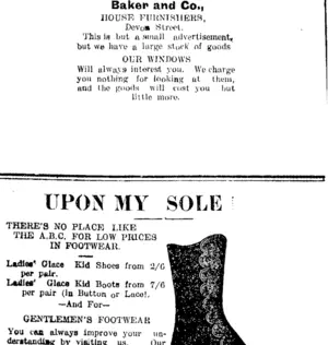 Page 4 Advertisements Column 5 (Taranaki Daily News 11-10-1904)