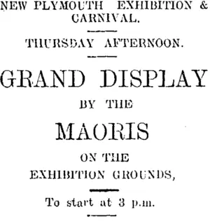 Page 3 Advertisements Column 1 (Taranaki Daily News 28-12-1904)