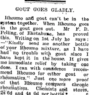 Page 2 Advertisements Column 5 (Taranaki Daily News 7-1-1905)