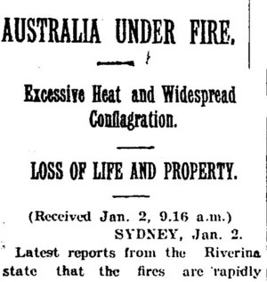 AUSTRALIA UNDER FIRE. (Taranaki Daily News 3-1-1905)