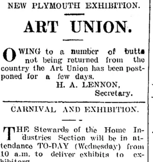 Page 3 Advertisements Column 2 (Taranaki Daily News 18-1-1905)