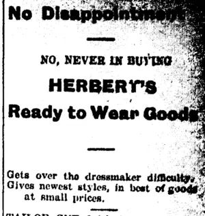 Page 3 Advertisements Column 7 (Taranaki Daily News 18-1-1905)