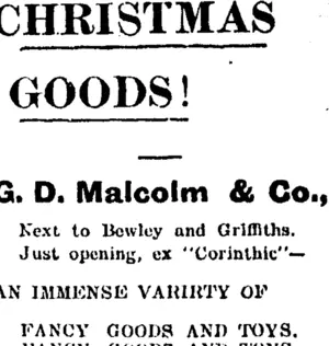 Page 4 Advertisements Column 6 (Taranaki Daily News 11-1-1905)