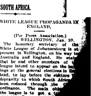 SOUTH AFRICA. (Taranaki Daily News 12-1-1905)