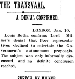 THE TRANSVAAL. (Taranaki Daily News 12-1-1905)