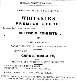 Page 1 Advertisements Column 6 (Taranaki Daily News 12-1-1905)