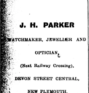 Page 2 Advertisements Column 1 (Taranaki Daily News 30-1-1905)