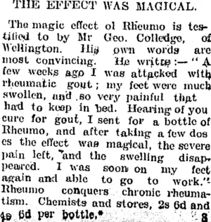 Page 2 Advertisements Column 5 (Taranaki Daily News 30-1-1905)