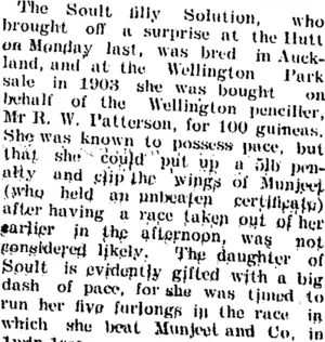 Page 2 Advertisements Column 6 (Taranaki Daily News 30-1-1905)