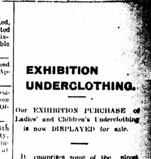 Page 3 Advertisements Column 8 (Taranaki Daily News 3-2-1905)