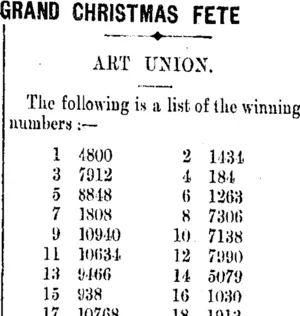 GRAND CHRISTMAS FETE. (Taranaki Daily News 3-1-1906)