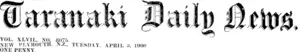 Masthead (Taranaki Daily News 3-4-1906)