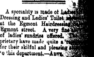 Page 2 Advertisements Column 7 (Taranaki Daily News 19-4-1906)