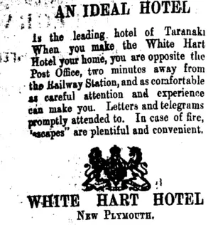 Page 1 Advertisements Column 1 (Taranaki Daily News 19-4-1906)