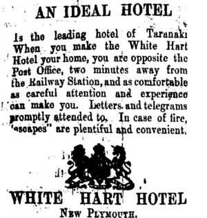 Page 1 Advertisements Column 1 (Taranaki Daily News 20-4-1906)
