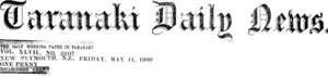 Masthead (Taranaki Daily News 11-5-1906)
