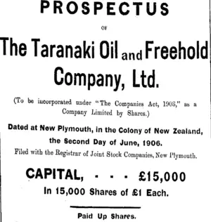 Page 2 Advertisements Column 2 (Taranaki Daily News 12-6-1906)