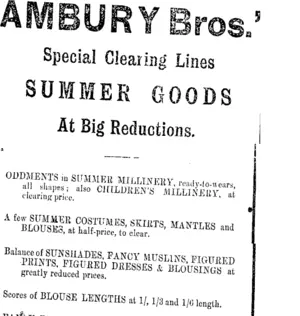 Page 1 Advertisements Column 3 (Taranaki Daily News 22-2-1907)