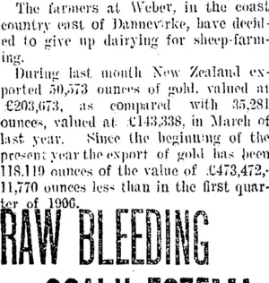 Page 4 Advertisements Column 3 (Taranaki Daily News 8-4-1907)
