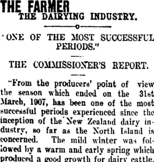 THE FARMER (Taranaki Daily News 24-8-1907)