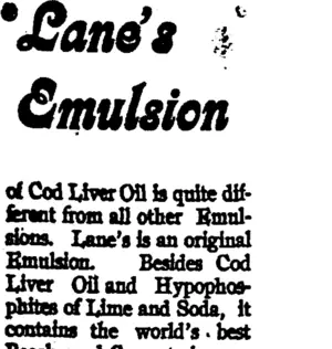 Page 4 Advertisements Column 1 (Taranaki Daily News 20-9-1907)