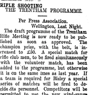 RIFLE SHOOTING (Taranaki Daily News 12-10-1907)