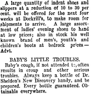 Page 4 Advertisements Column 3 (Taranaki Daily News 24-10-1907)