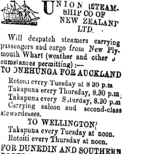 Page 4 Advertisements Column 8 (Taranaki Daily News 24-10-1907)